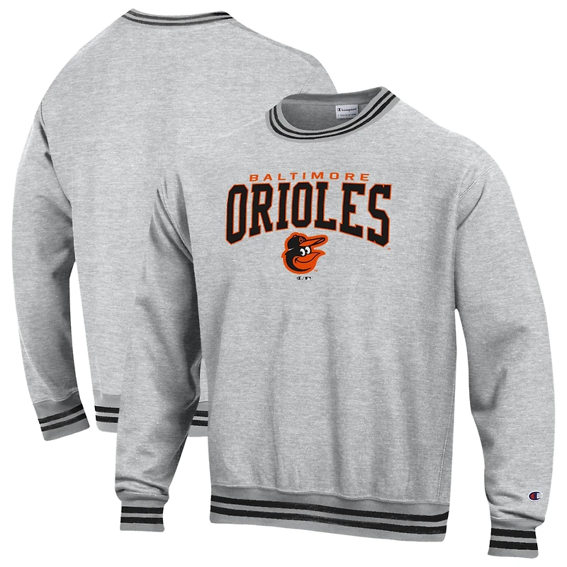 Men's Champion Black Baltimore Orioles Reverse Weave Sweatshirt