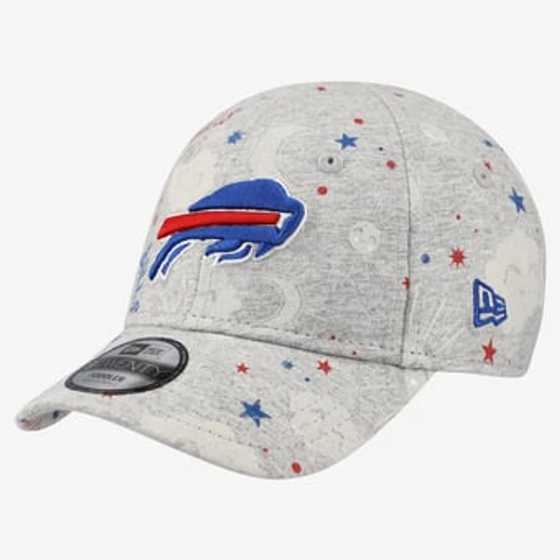 Toddler New Era Heather Gray Buffalo Bills Sky 9TWENTY Adjustable Hat