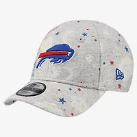 Toddler New Era Heather Gray Buffalo Bills Sky 9TWENTY Adjustable Hat