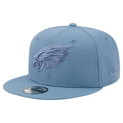 Youth New Era Blue Philadelphia Eagles Color Pack A-Frame 9FIFTY Snapback Hat