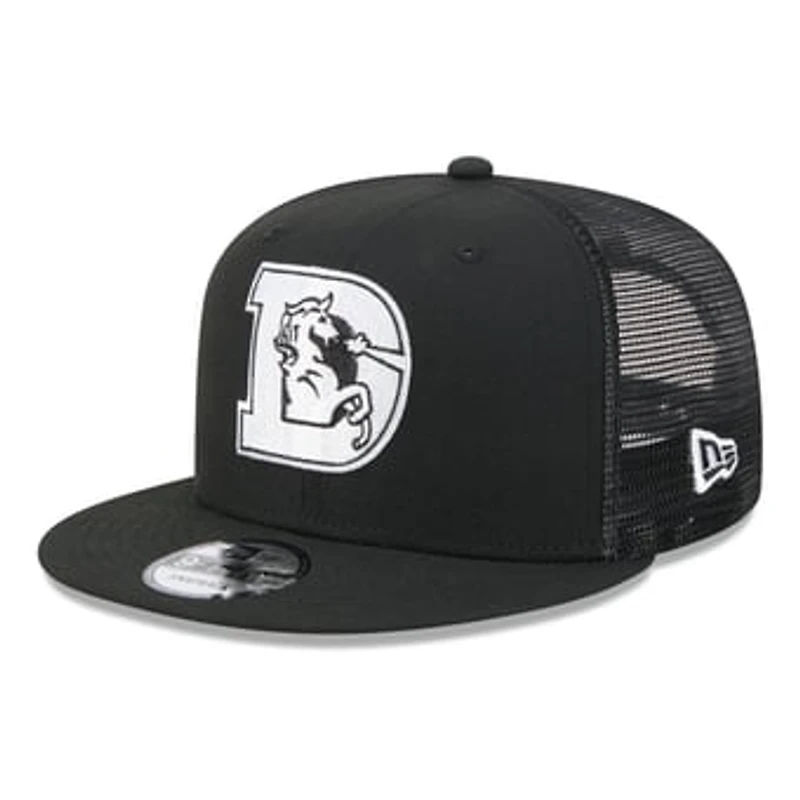 Men's New Era Black/White Denver Broncos 9FIFTY Snapback Trucker Hat