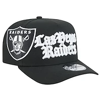 Men's New Era Black Las Vegas Raiders Proud A-Frame 9FIFTY Snapback Hat
