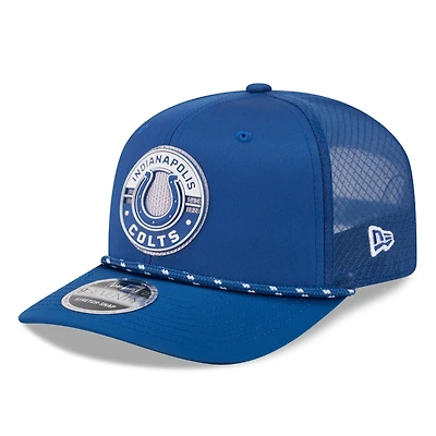 Men's New Era Royal Indianapolis Colts Game 9SEVENTY Adjustable Hat
