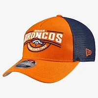 Men's New Era Orange Denver Broncos A-Frame 9FORTY Adjustable Hat