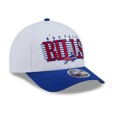 Men's New Era White Buffalo Bills Loyal 9FORTY M-Crown Adjustable Hat
