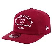 Men's New Era Burgundy Washington Commanders Stacked 19TWENTY Adjustable Hat