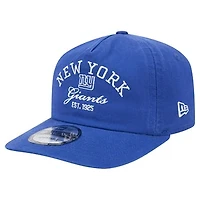 Men's New Era Royal New York Giants Stacked 19TWENTY Adjustable Hat