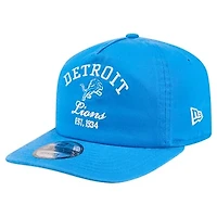 Men's New Era Blue Detroit Lions Stacked 19TWENTY Adjustable Hat