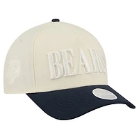 Women's New Era Cream/Navy Chicago Bears Tonal A-Frame 9FORTY Adjustable Hat