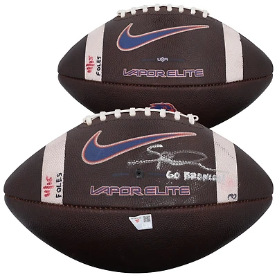 Spencer Danielson Boise State Broncos Autographed Game-Used Football vs. Colorado State Rams on November 22, 2025 with "Go Broncos!" Inscription