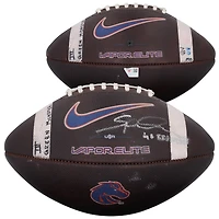 Spencer Danielson Boise State Broncos Autographed Game-Used Football vs. Nevada Wolfpack on October 24, 2025 with "Go Broncos!" Inscription