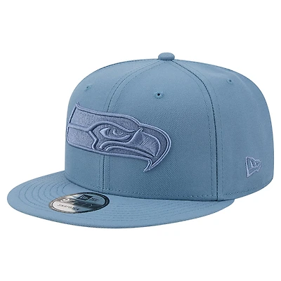 Men's New Era Blue Seattle Seahawks Color Pack 9FIFTY Snapback Hat