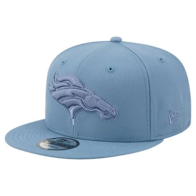 Men's New Era Blue Denver Broncos Color Pack 9FIFTY Snapback Hat