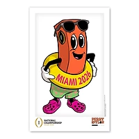 College Football Playoff 2025 National Championship 11" x 17" Perry The Pylon Pool Poster Print