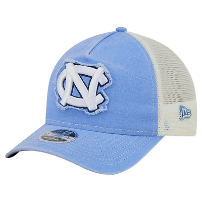 Youth New Era Carolina Blue North Carolina Tar Heels Retro A-Frame Adjustable Trucker Hat