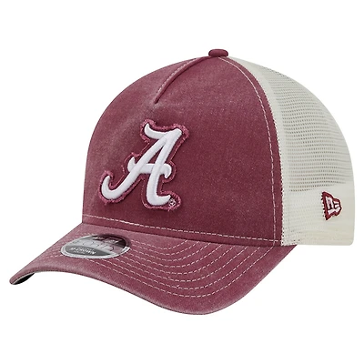 Youth New Era Crimson Alabama Crimson Tide Retro A-Frame Adjustable Trucker Hat