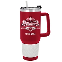 Indiana Hoosiers College Football Playoff 2025 National Champions 40oz. Colossus Custom Travel Mug