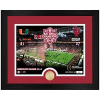Highland Mint Indiana Hoosiers College Football Playoff 2025 National Champions 15" x 18" Bronze Coin Photo Mint