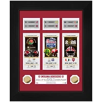 Highland Mint Indiana Hoosiers College Football Playoff 2025 National Champions 22" x 26" Deluxe Road To The Championship Gold Coin Photo Mint