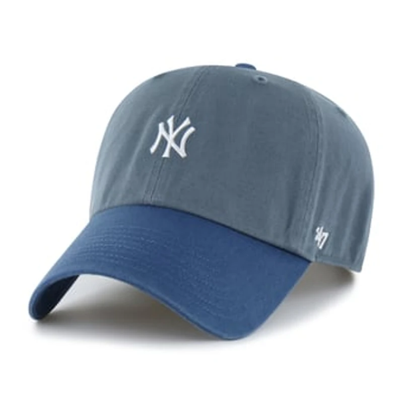Men's '47 Charcoal/Navy New York Yankees Shades of Sport Clean Up Adjustable Hat