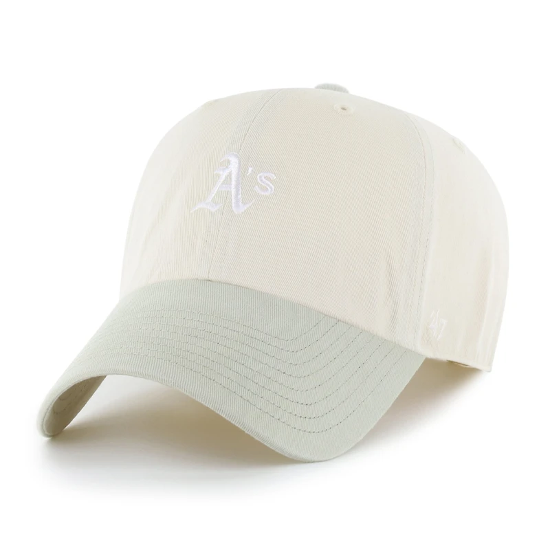 Men's '47 Light Beige/Olive Athletics Shades of Sport Clean Up Adjustable Hat