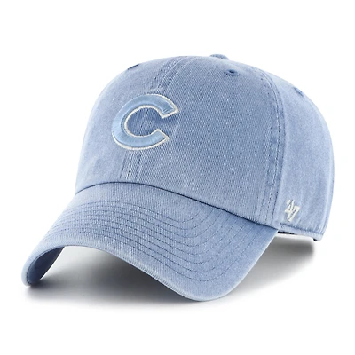 Men's '47 Light Blue Chicago Cubs Pigment Clean Up Adjustable Hat