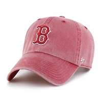 Men's '47 Red Boston Red Sox Pigment Clean Up Adjustable Hat