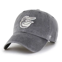 Men's '47 Charcoal Baltimore Orioles Pigment Clean Up Adjustable Hat