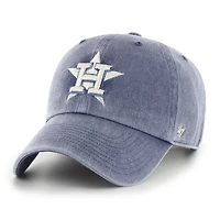 Men's '47 Navy Houston Astros Pigment Clean Up Adjustable Hat