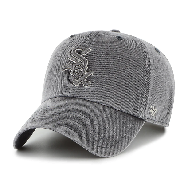 Men's '47 Charcoal Chicago White Sox Pigment Clean Up Adjustable Hat