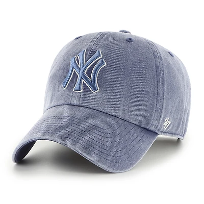 Men's '47 Navy New York Yankees Pigment Clean Up Adjustable Hat