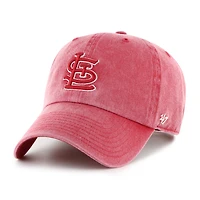 Men's '47 Red St. Louis Cardinals Pigment Clean Up Adjustable Hat