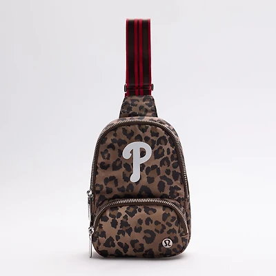 lululemon  Philadelphia Phillies Everywhere Small Sling Bag 2L Leopard