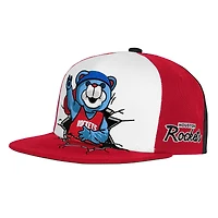 Youth Mitchell & Ness  Red Houston Rockets Mascot Snapback Hat