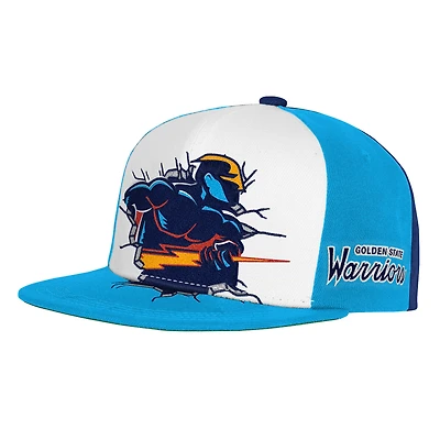 Youth Mitchell & Ness Light Blue Golden State Warriors Mascot Snapback Hat