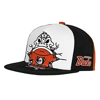 Youth Mitchell & Ness  Orange Anaheim Ducks Mascot Snapback Hat