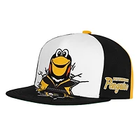 Youth Mitchell & Ness  Black Pittsburgh Penguins Mascot Snapback Hat