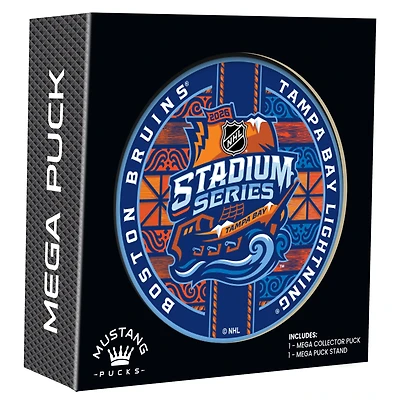 Boston Bruins vs. Tampa Bay Lightning 2026 NHL Stadium Series Mega Puck