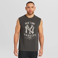 Men's Darius Rucker Collection by Fanatics  Charcoal New York Yankees Muscle Tank Top