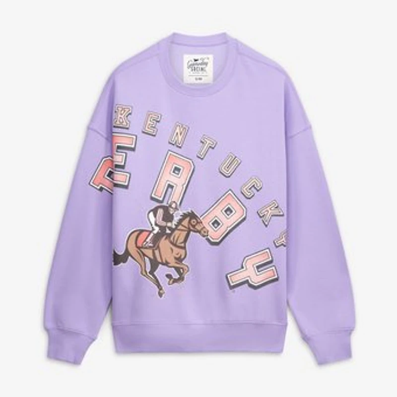 Women's Gameday Social Lavender Kentucky Derby Bryant Bend Sweatshirt