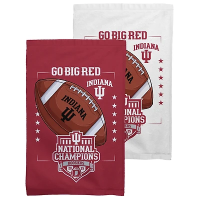 The Northwest Group  Indiana Hoosiers College Football Playoff 2025 National Champions 2-Pack MVP Fan Towel Set