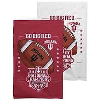 The Northwest Group  Indiana Hoosiers College Football Playoff 2025 National Champions 2-Pack MVP Fan Towel Set