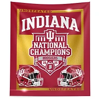 The Northwest Group  Indiana Hoosiers College Football Playoff 2025 National Champions 34" x 40" Golden Wall Tapestry