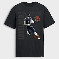 Men's Colston Loveland Black Chicago Bears T-Shirt