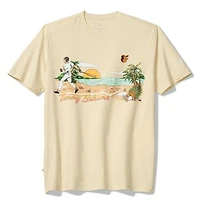 Tommy Bahama  Cream Baltimore Orioles Sunset Slugger T-Shirt