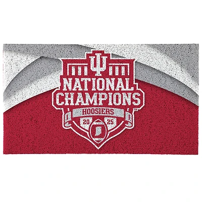 Indiana Hoosiers College Football Playoff 2025 National Champions Turf Mat