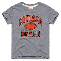 Youth Homage Gray Chicago Bears Gridiron Tri-Blend T-Shirt