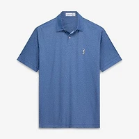 Men's Peter Millar Blue THE PLAYERS Featherweight Headcovers Performance Polo