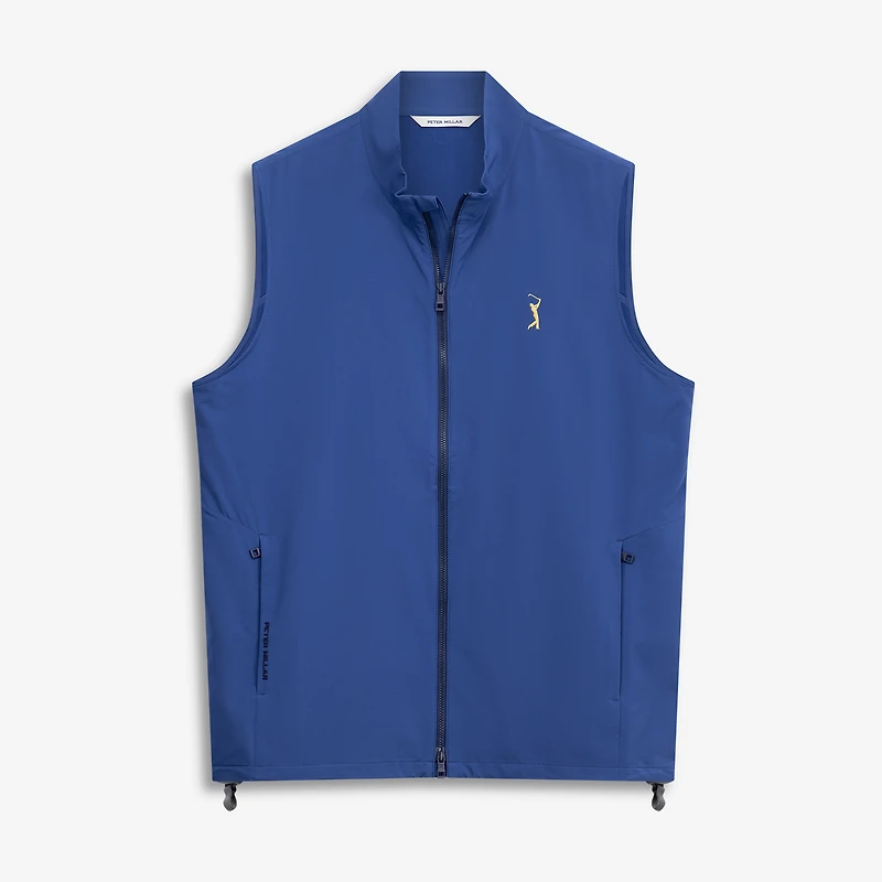 Men's Peter Millar Navy THE PLAYERS Dunes Full-Zip Vest