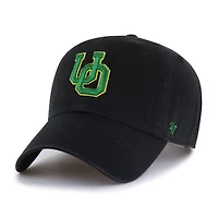 Youth '47  Black Oregon Ducks Clean Up Adjustable Hat